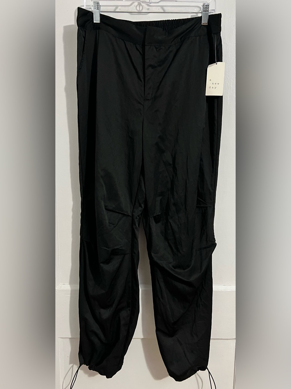 a new day Black Women’s Jogger Pants with Drawcord Hems